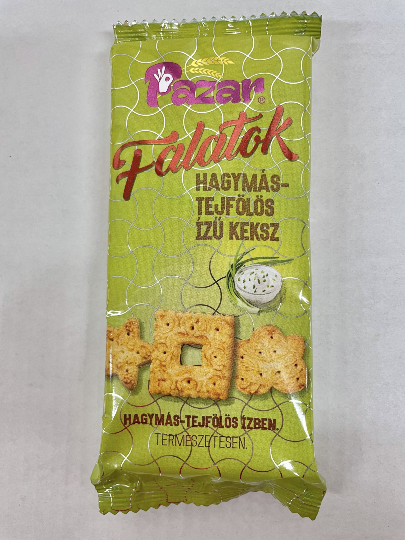 Pazar Falatok - Hagymás-tejfölös ízű keksz