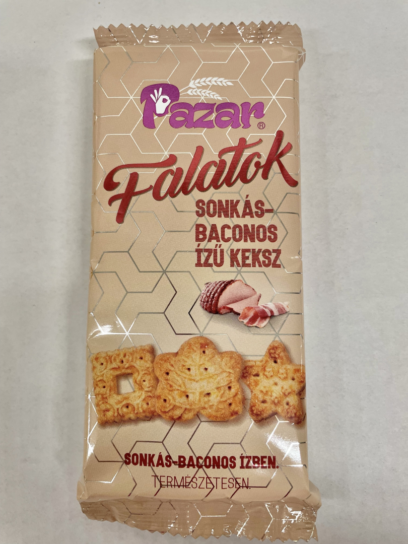Pazar Falatok - Sonkás-baconos ízű keksz
